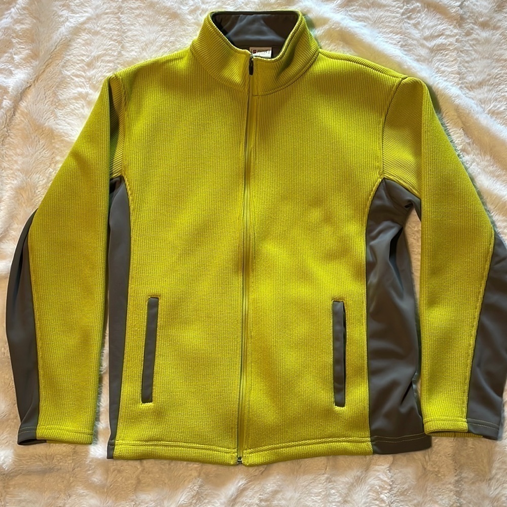 Alpine Design Micro Grid Knit Zip Front, Fleece Lined Jacket